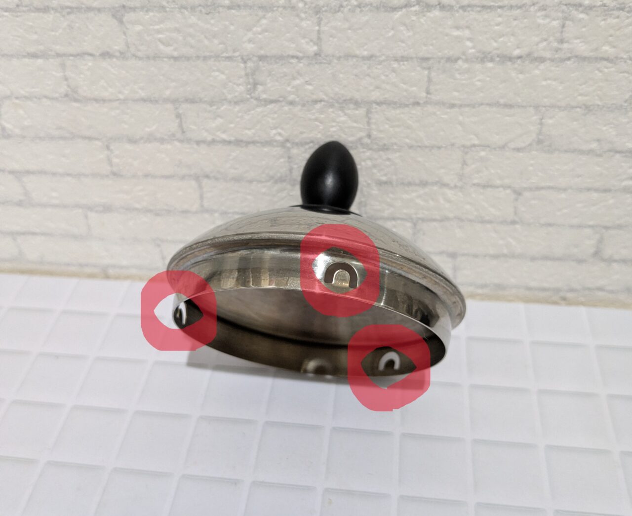 ラッセルホブスの電気ケトルの蓋